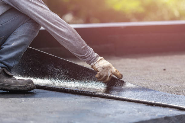 Professional Basement Waterproofing technician working in Vanlue, OH